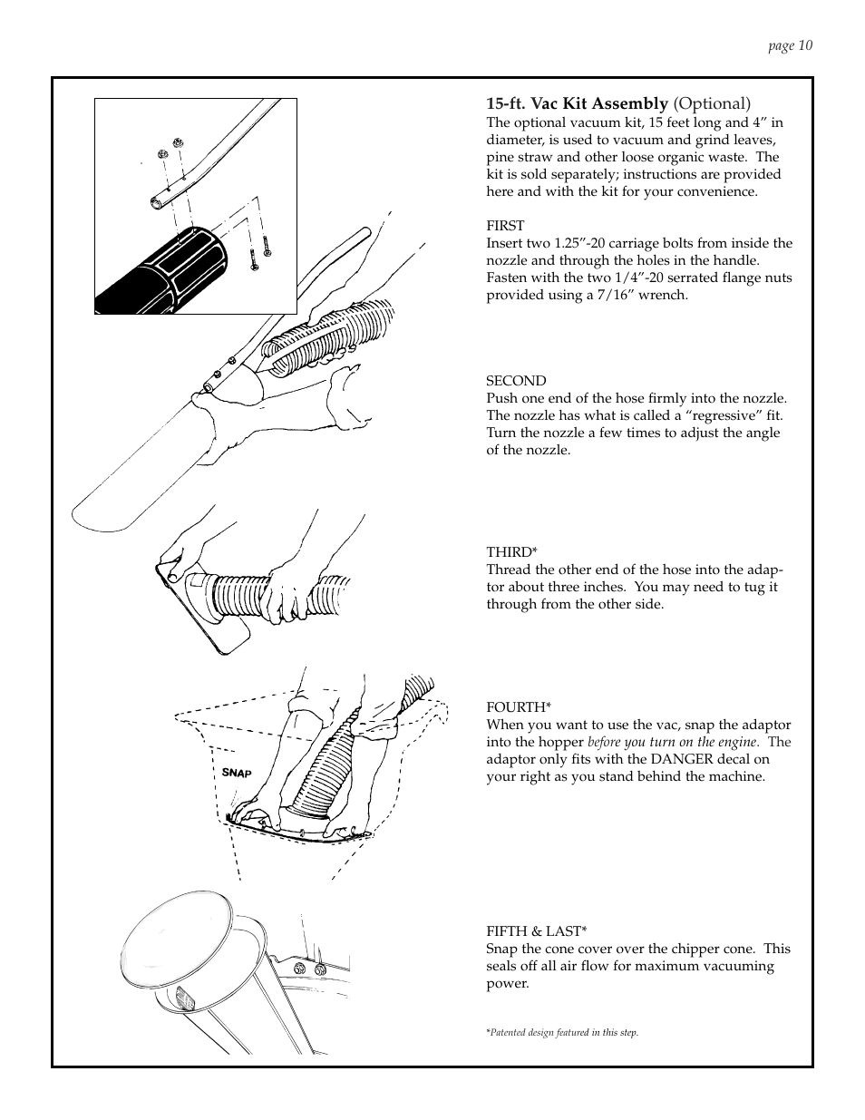 Patriot Products 10F-CSV User Manual | Page 10 / 21