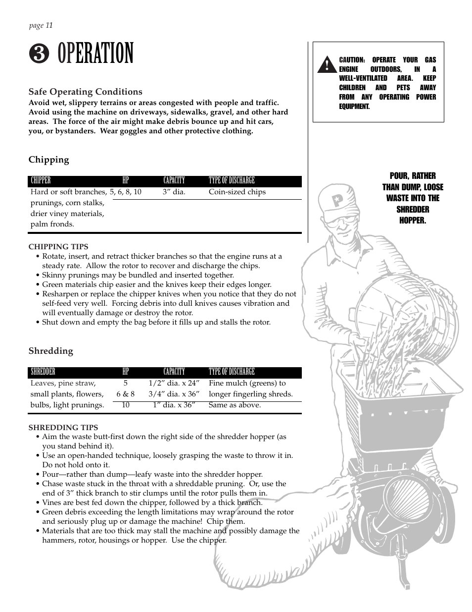 Op eration | Patriot Products 10F-CSV User Manual | Page 11 / 21