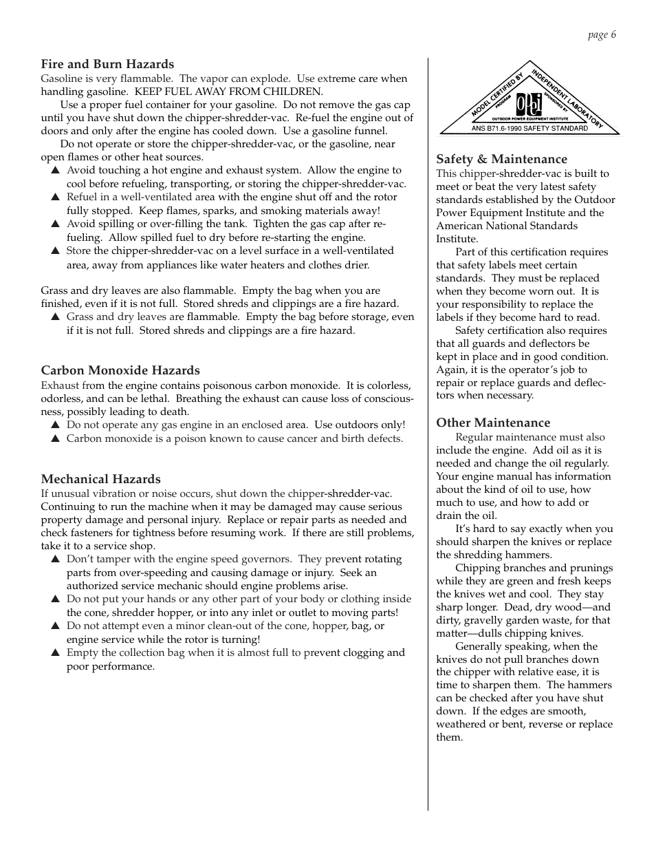 Patriot Products 10F-CSV User Manual | Page 6 / 21