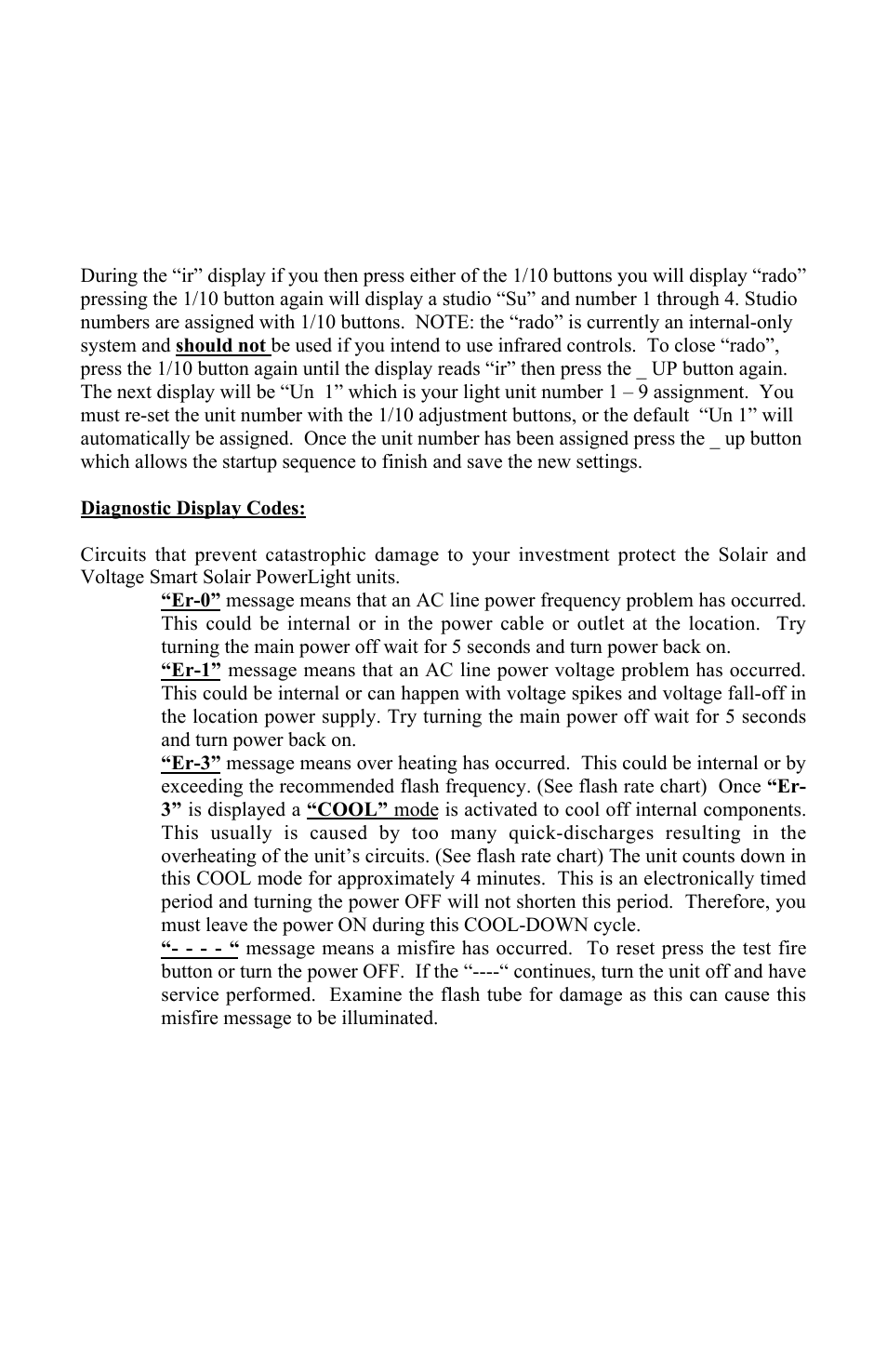 Photogenic Professional Lighting PLR500DR User Manual | Page 19 / 24