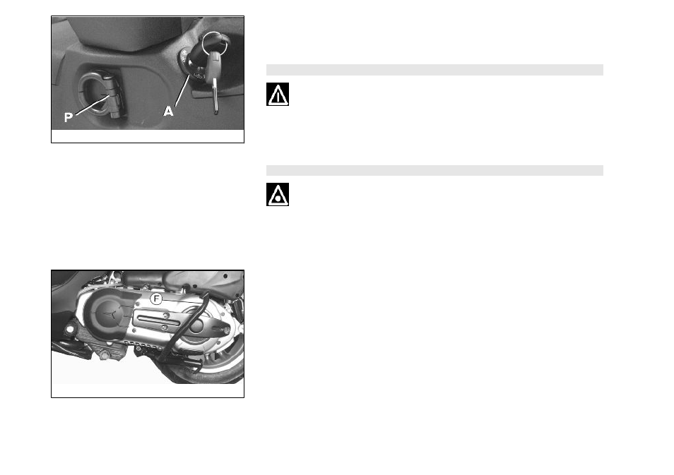 Stopping the engine, Stand | Piaggio 400ie User Manual | Page 36 / 100