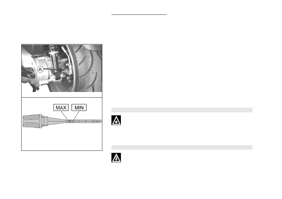 Hub oil level | Piaggio 400ie User Manual | Page 48 / 100