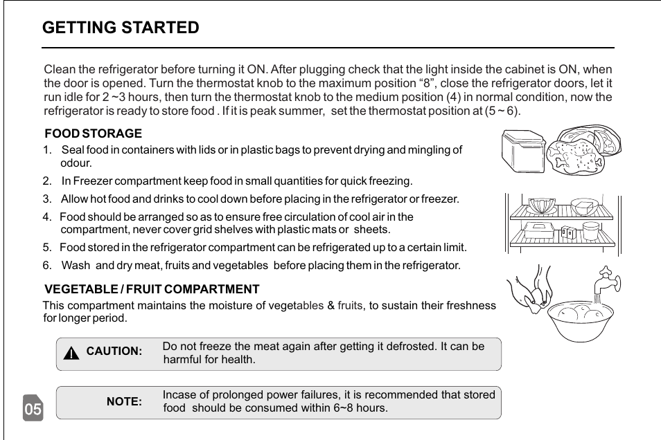 Getting started | Pelco 20145JF User Manual | Page 6 / 34
