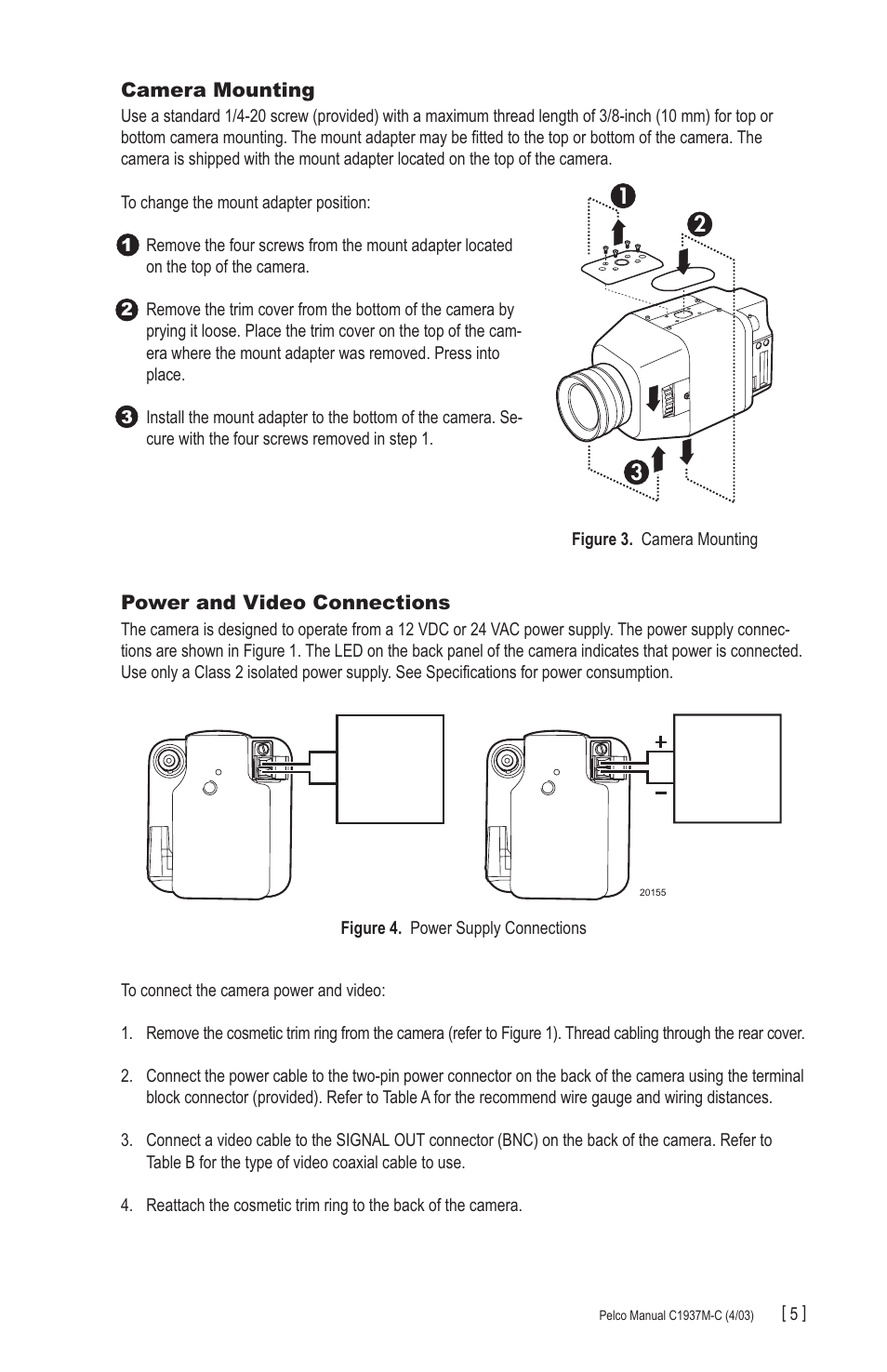Pelco CC3701H-2X User Manual | Page 5 / 12