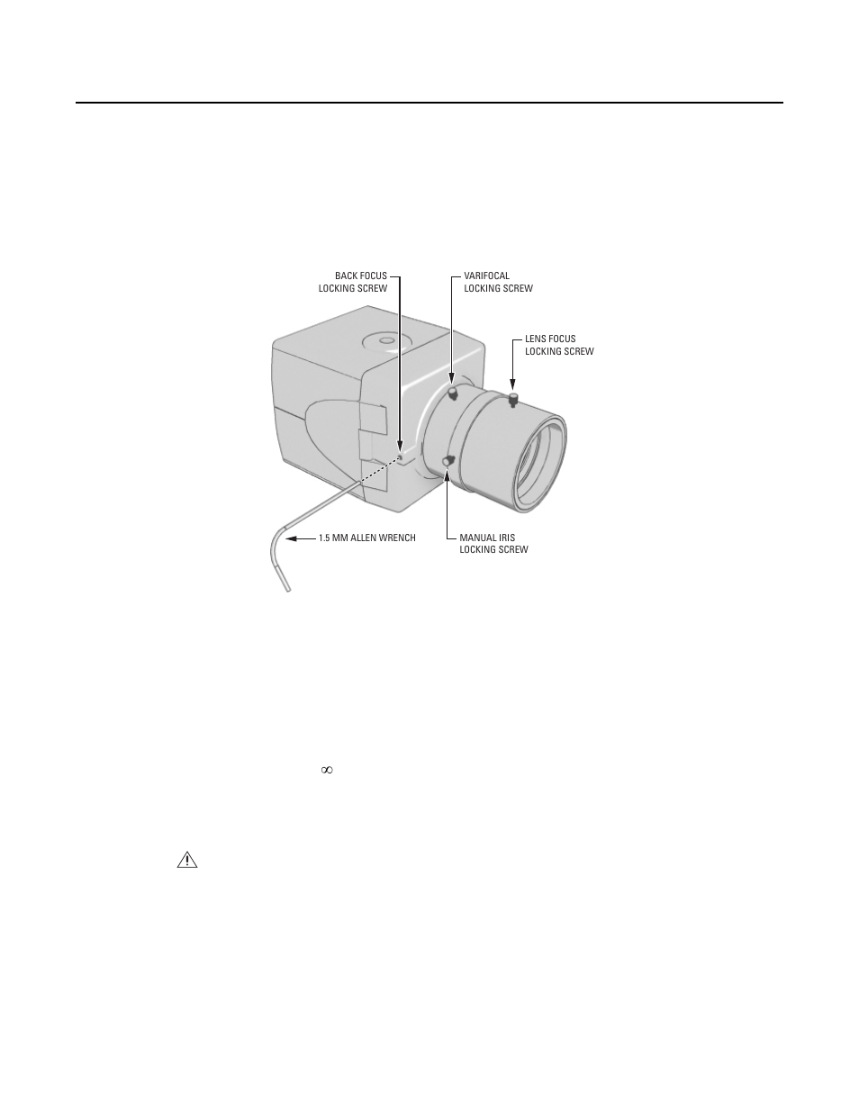 Lens focusing, 7 lens focus | Pelco C2946M-D User Manual | Page 25 / 32