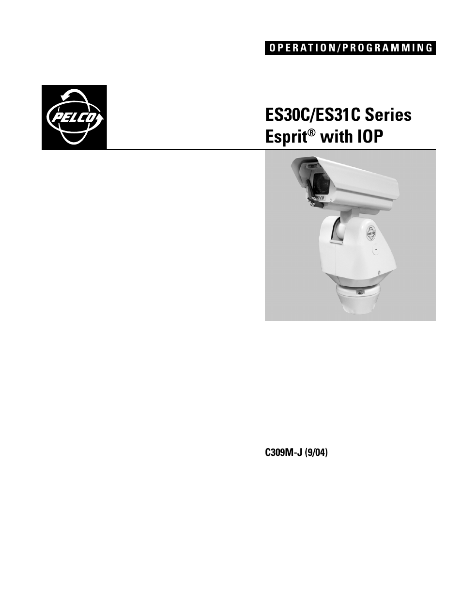 Pelco ESPRIT ES30C User Manual | 50 pages