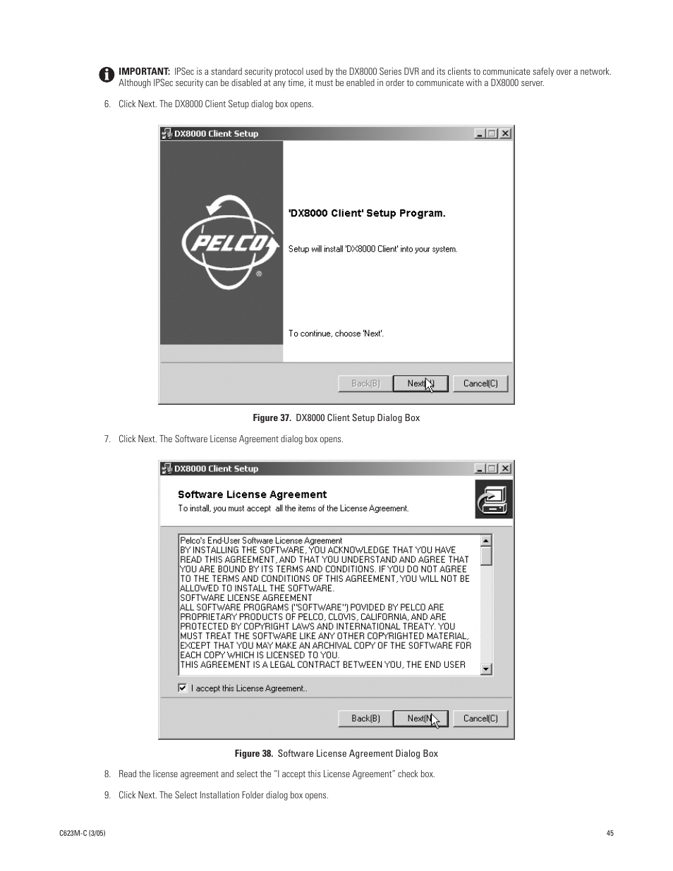 Pelco Dx8000 User Manual | Page 45 / 96