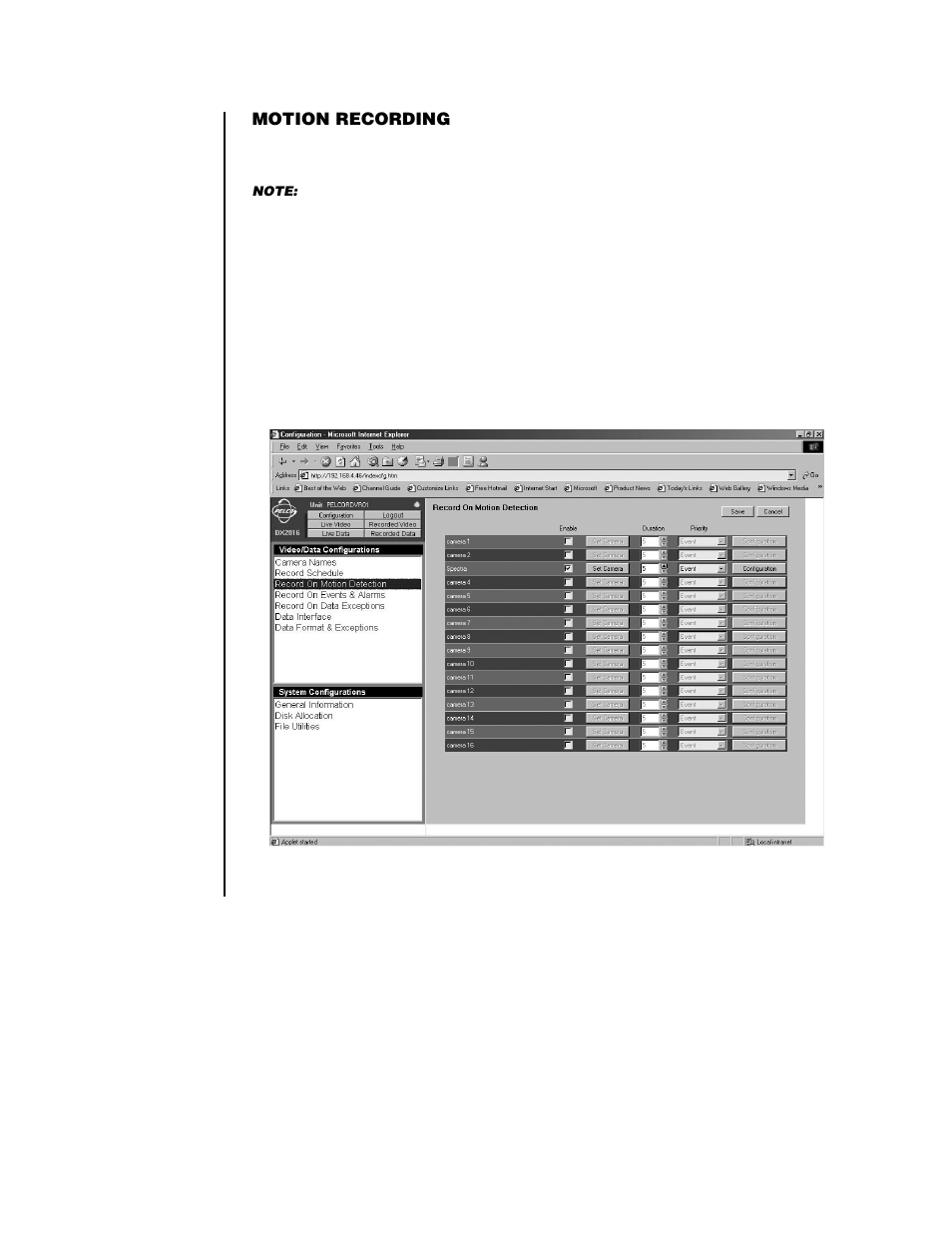 Pelco DX2000 User Manual | Page 38 / 114