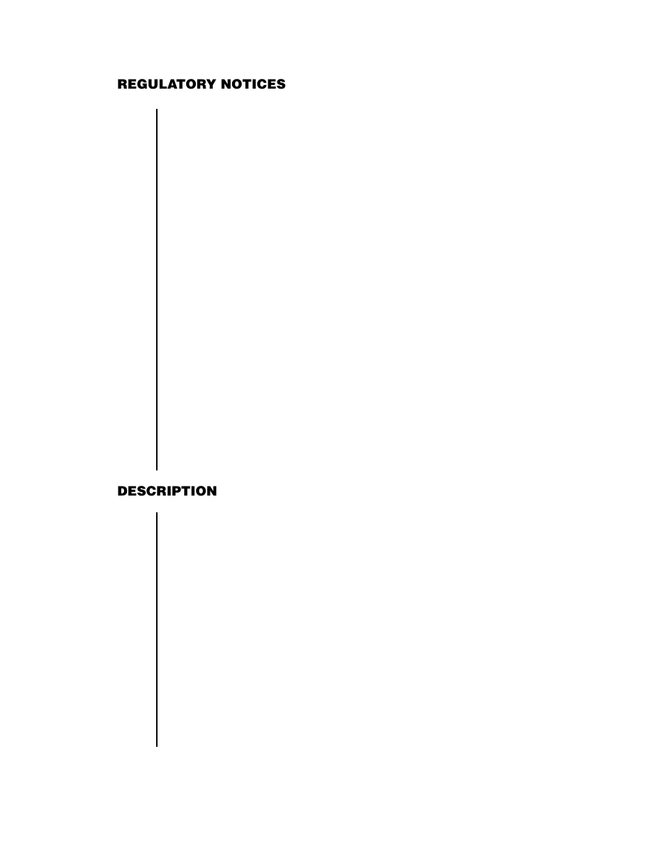 Regulatory notices, Description | Pelco DX2000 User Manual | Page 6 / 114