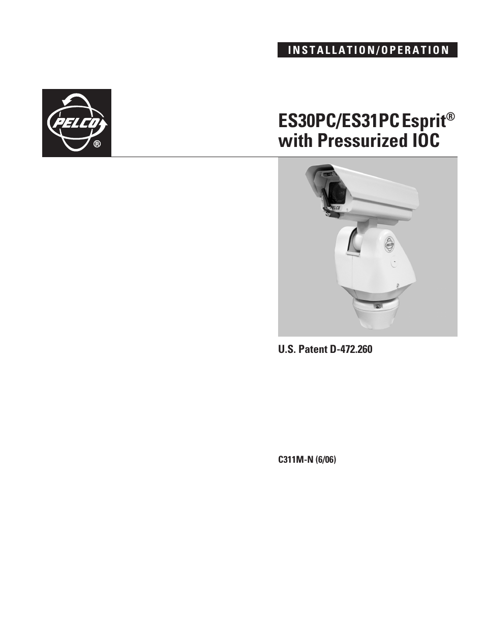 Pelco ESPRIT ES30PC User Manual | 70 pages