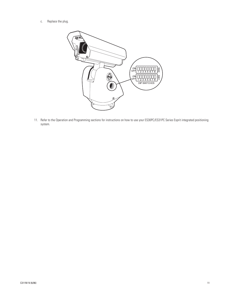 Pelco ESPRIT ES30PC User Manual | Page 11 / 70