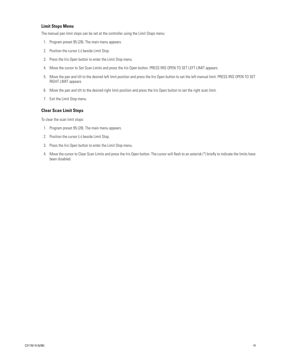 Pelco ESPRIT ES30PC User Manual | Page 41 / 70
