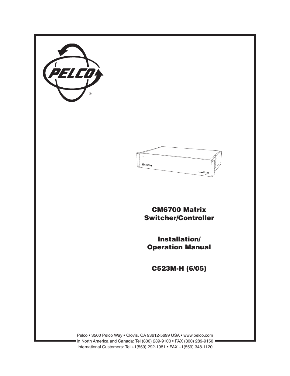 Pelco CM6700 User Manual | 44 pages