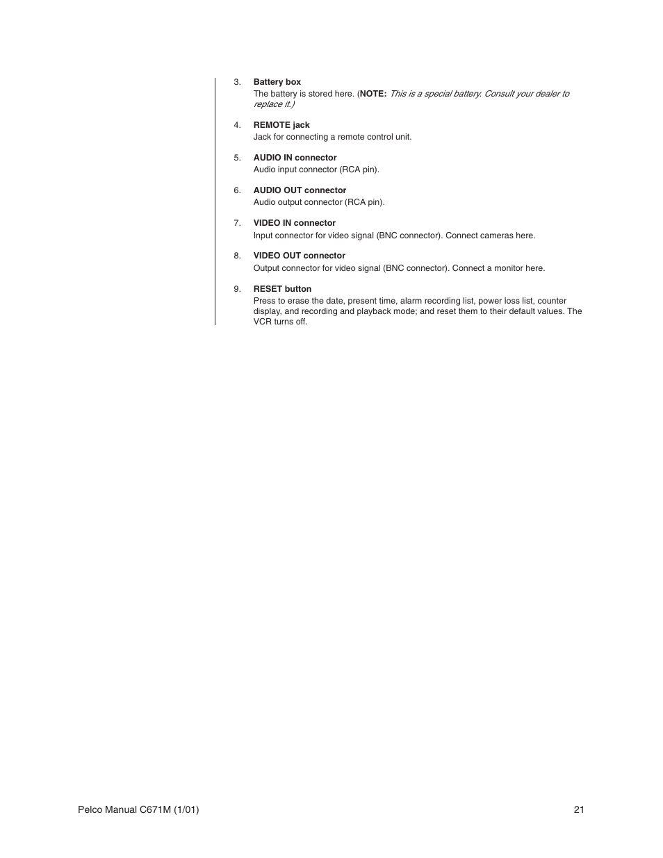 Pelco TLR3040 User Manual | Page 21 / 58