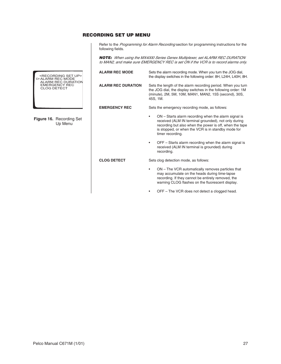 Pelco TLR3040 User Manual | Page 27 / 58