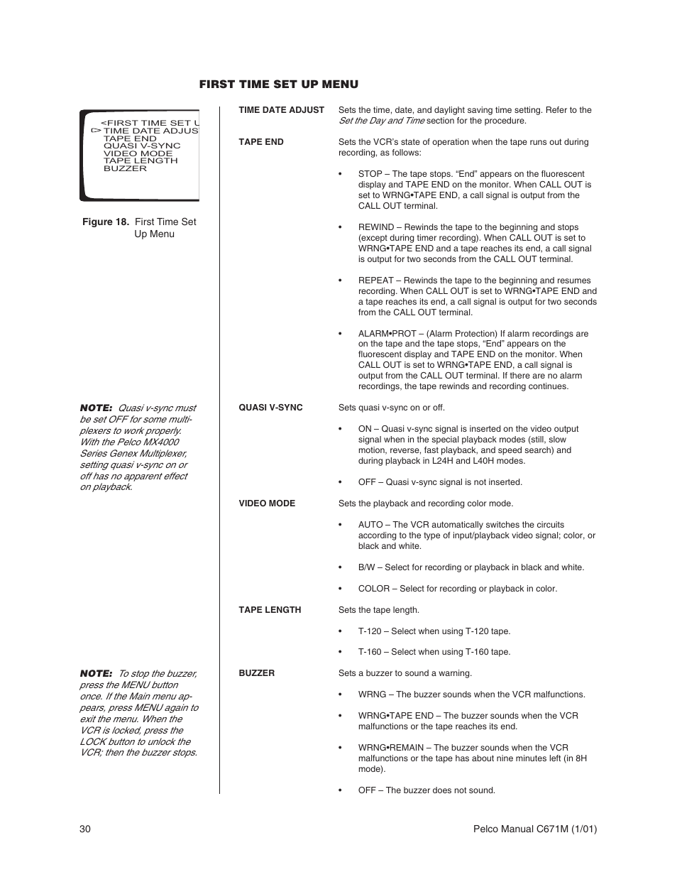 Pelco TLR3040 User Manual | Page 30 / 58