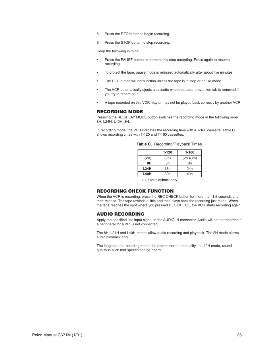 Pelco TLR3040 User Manual | Page 35 / 58
