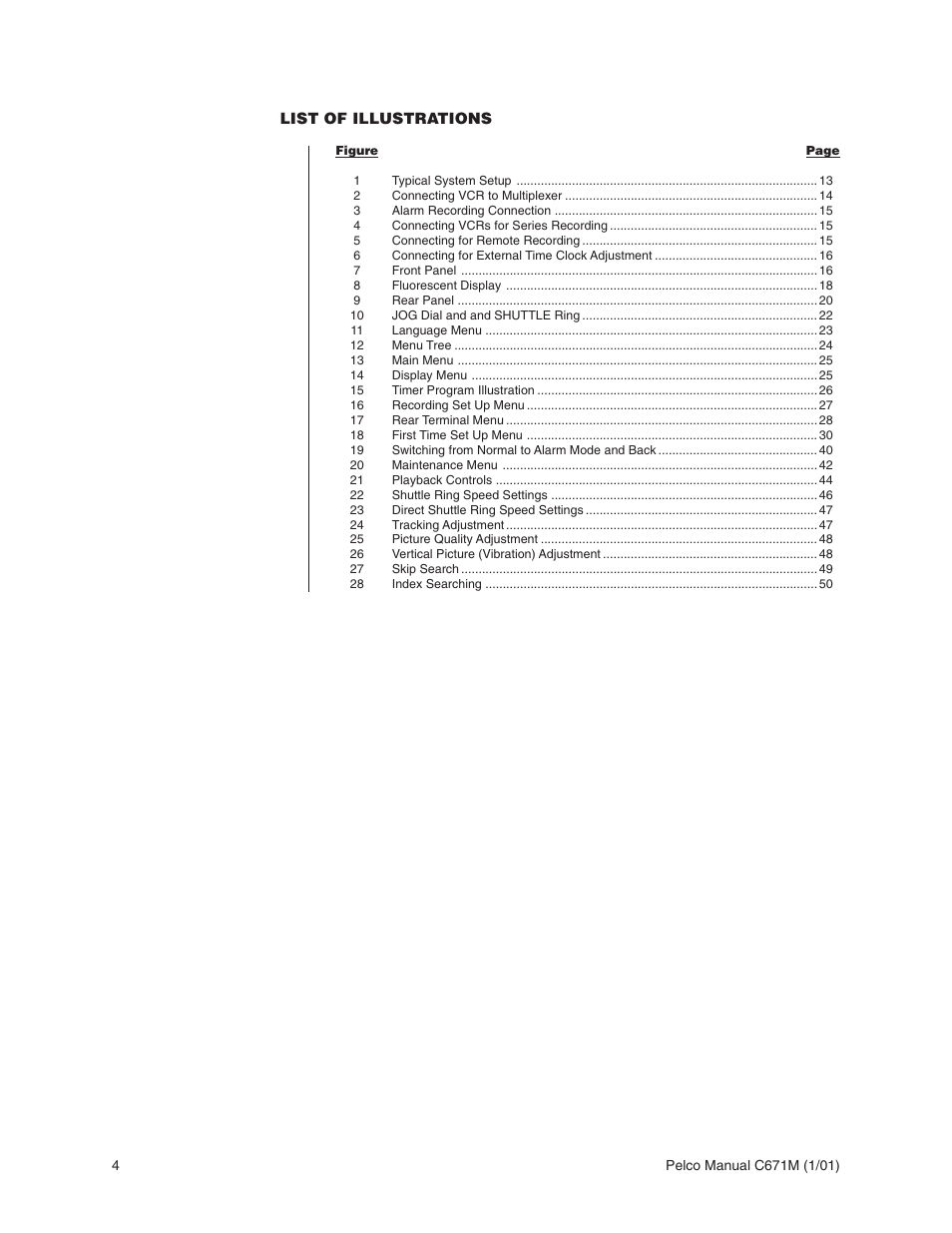 Pelco TLR3040 User Manual | Page 4 / 58