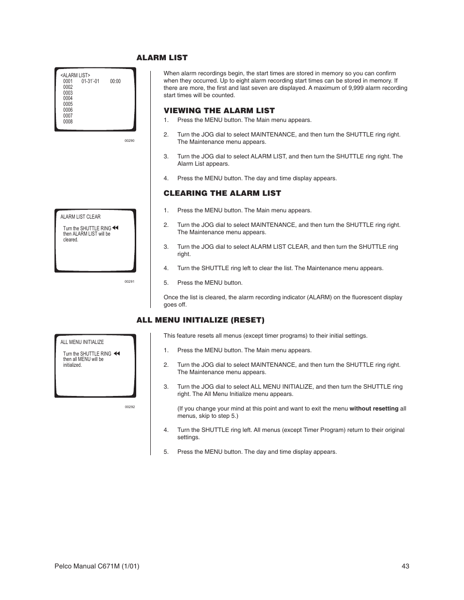 Pelco TLR3040 User Manual | Page 43 / 58