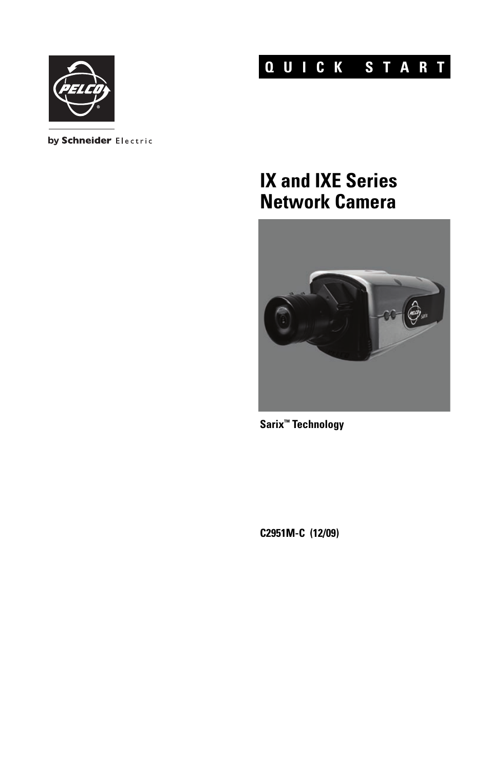 Pelco SARIX C2951M-C User Manual | 12 pages