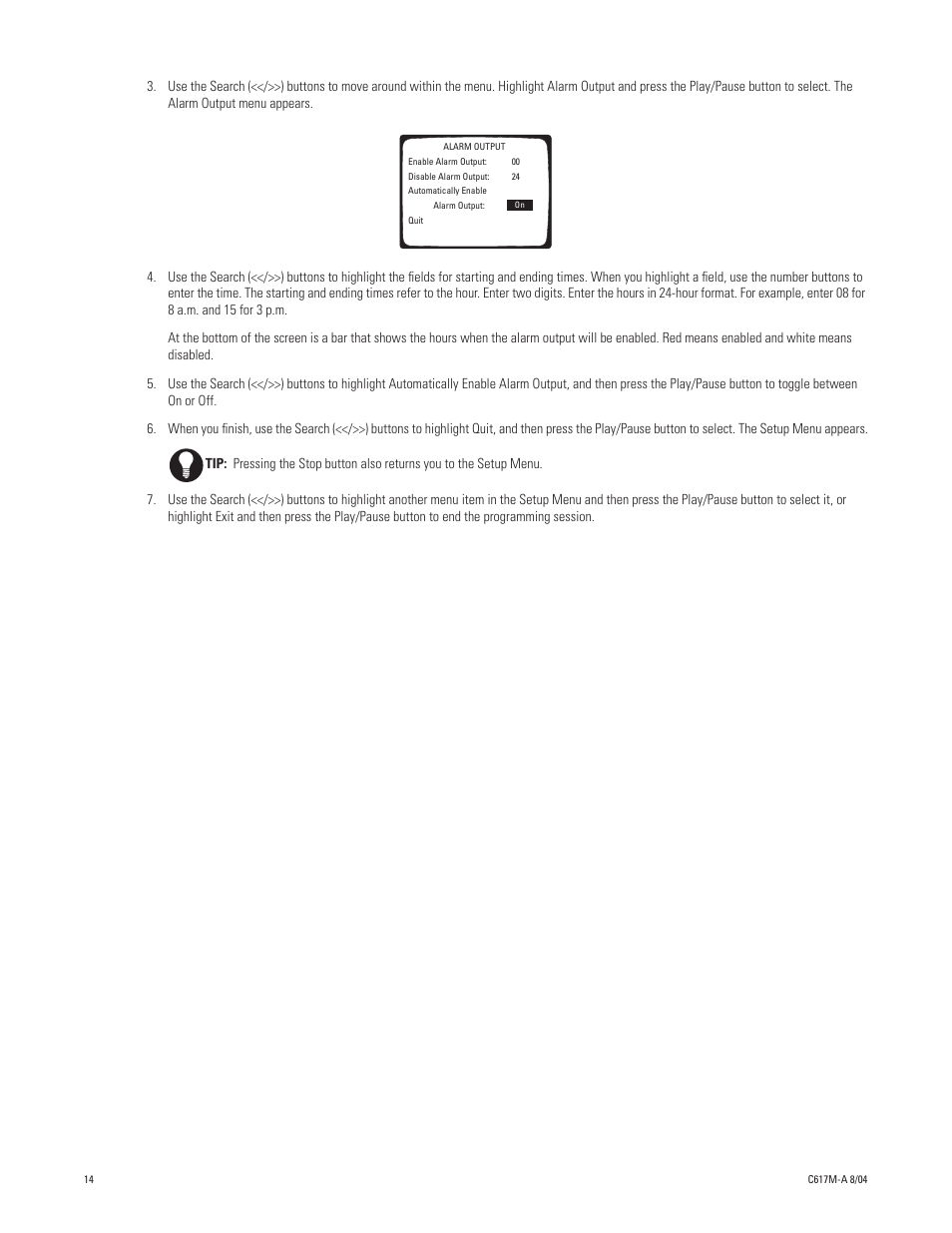 Pelco DX1104-080 User Manual | Page 14 / 32