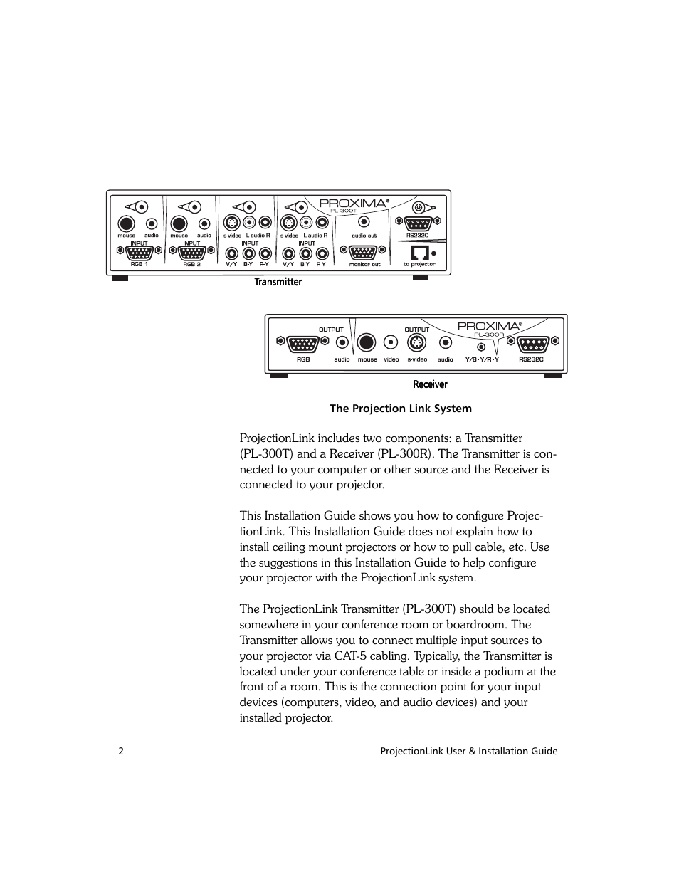 Proxima ASA PL-300E User Manual | Page 10 / 64