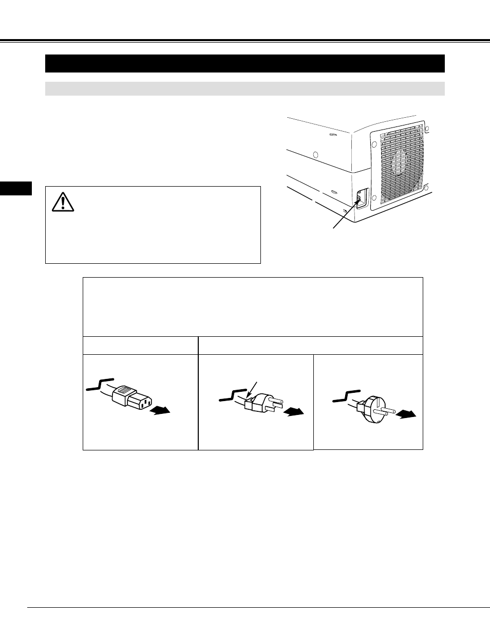 Setting-up projector, Preparation, Connecting ac power cord | Projector side ac outlet side | Proxima ASA Proxima DP9270 User Manual | Page 8 / 46