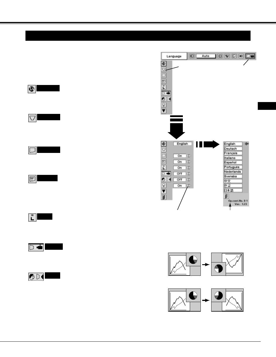 39 setting, Setting menu | Proxima ASA Pro AV 9550 User Manual | Page 39 / 52