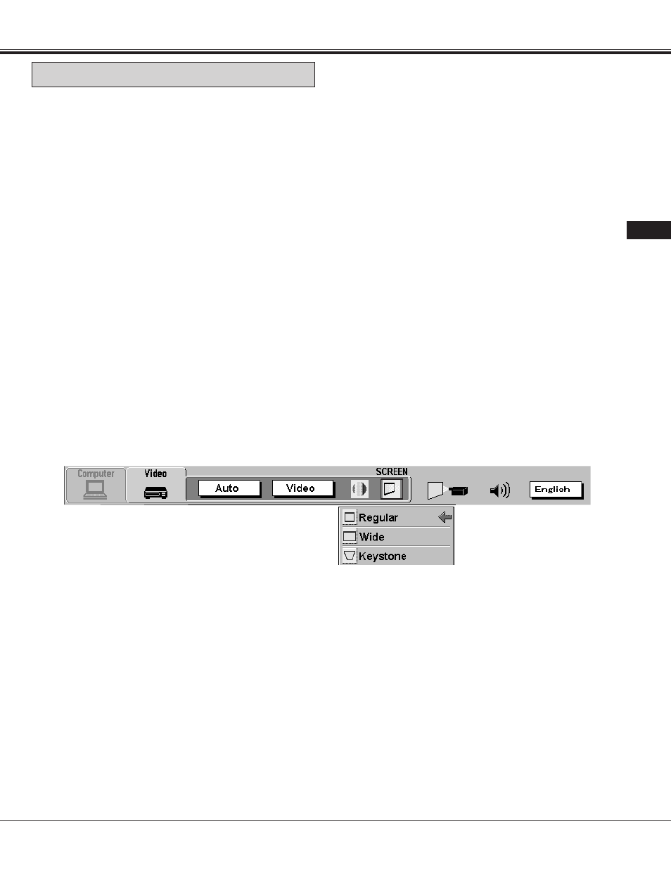 Picture screen adjustment | Proxima ASA 9260/9240 User Manual | Page 35 / 55