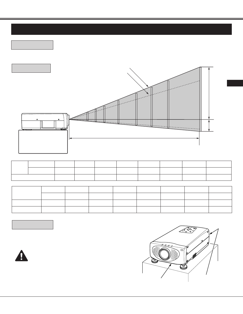 Setting-up the projector, Positioning: room light, Ventilation | Proxima ASA 9260/9240 User Manual | Page 7 / 55