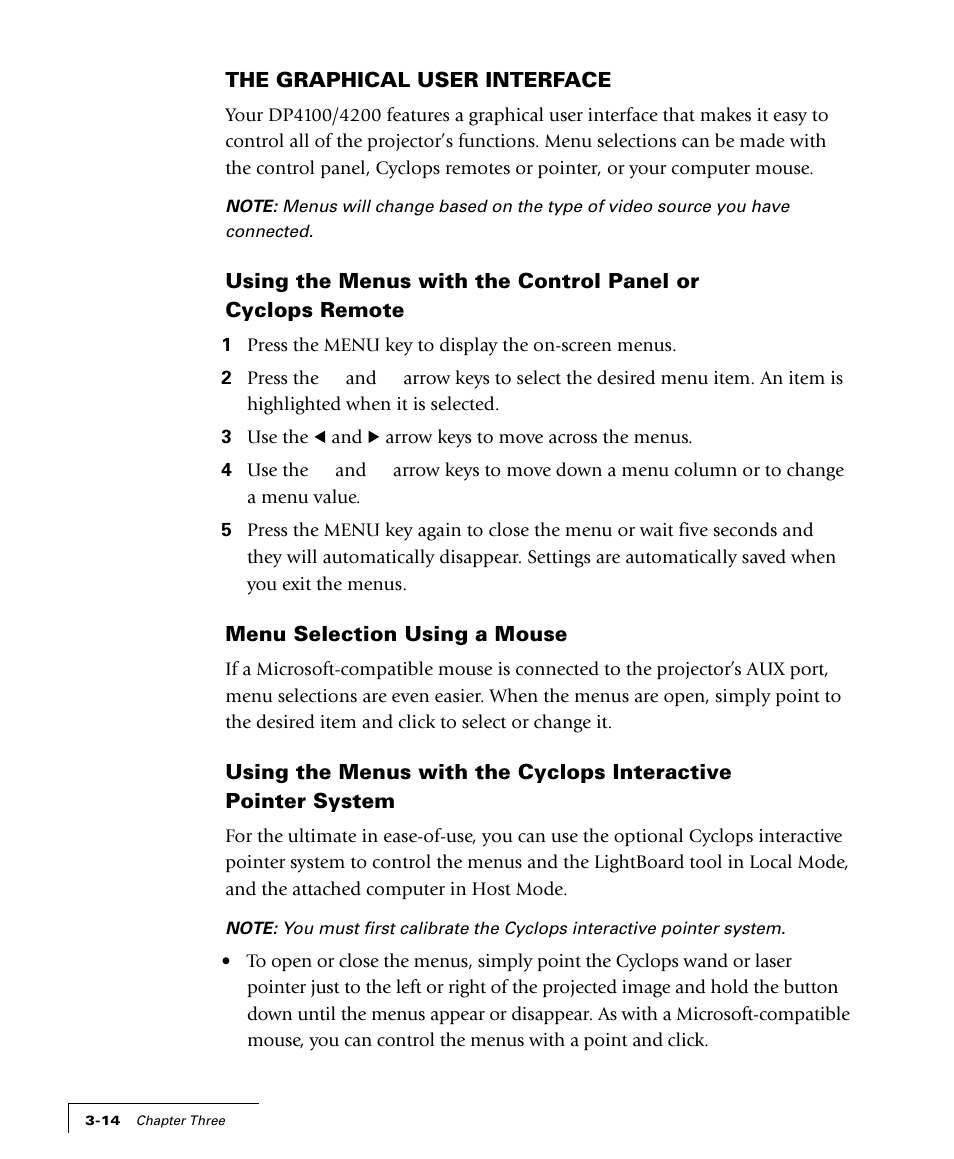 Proxima ASA 4100/4200 User Manual | Page 39 / 83