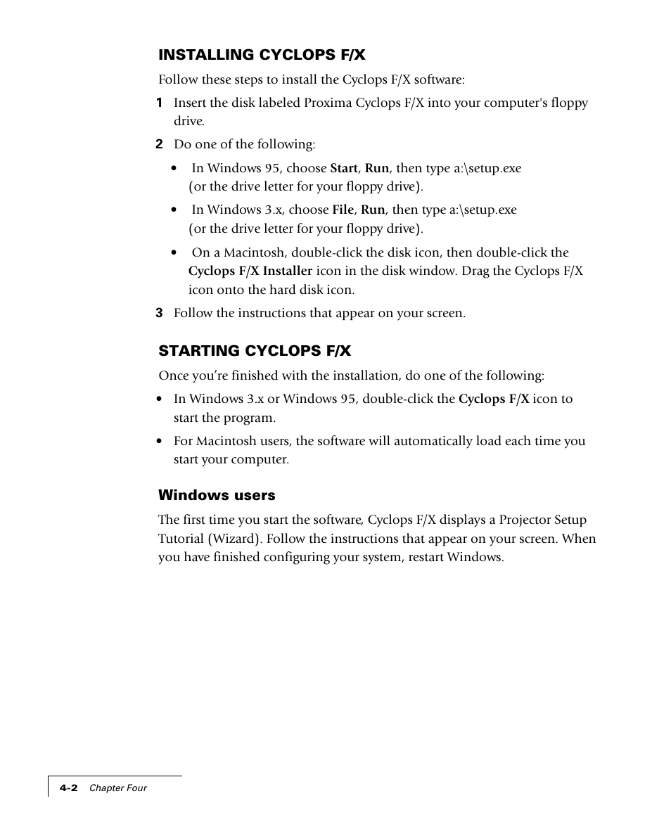 Proxima ASA 4100/4200 User Manual | Page 57 / 83