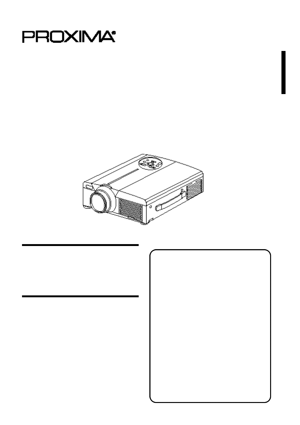 Proxima ASA Proxima DP6850 User Manual | 144 pages