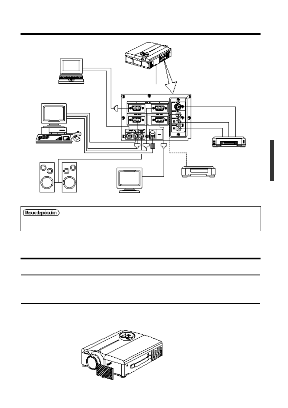 Exemple de configuration nettoyage du filtre à air, Déposez le filtre à air avant | Proxima ASA Proxima DP6850 User Manual | Page 103 / 144