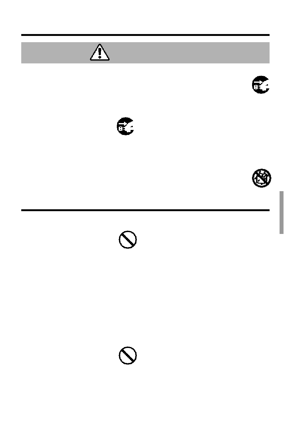 Attenzione | Proxima ASA Proxima DP6850 User Manual | Page 115 / 144