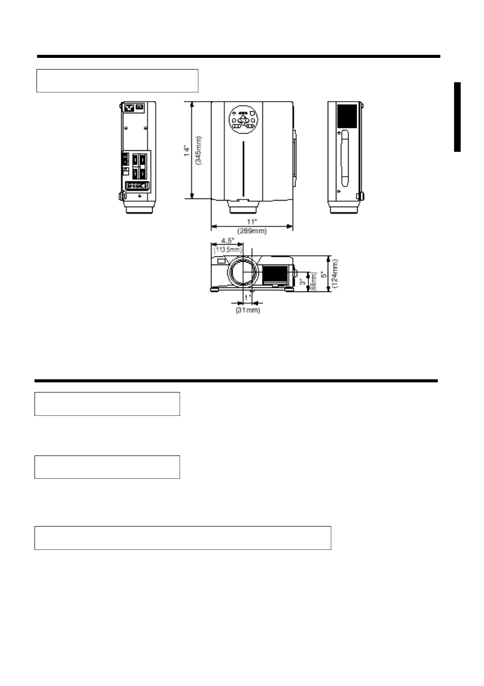 About the warranty and after-service, Specifications (continued) | Proxima ASA Proxima DP6850 User Manual | Page 35 / 144