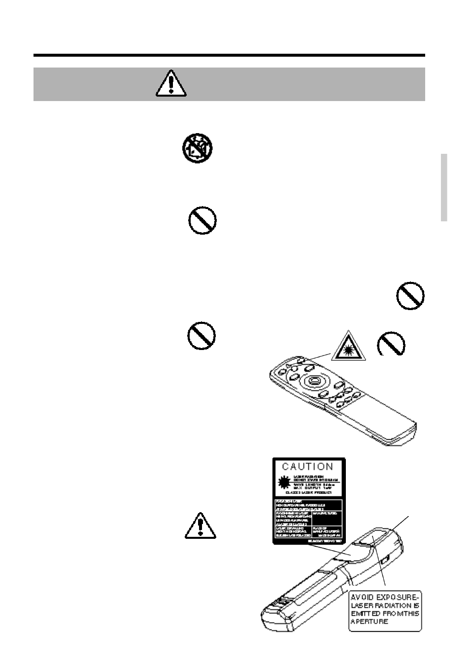 Warnung | Proxima ASA Proxima DP6850 User Manual | Page 41 / 144