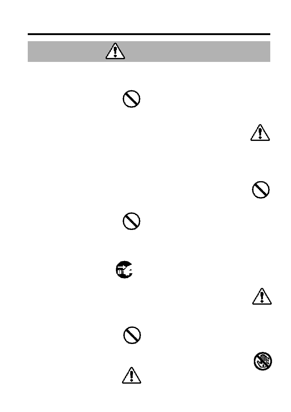 Vorsicht | Proxima ASA Proxima DP6850 User Manual | Page 42 / 144