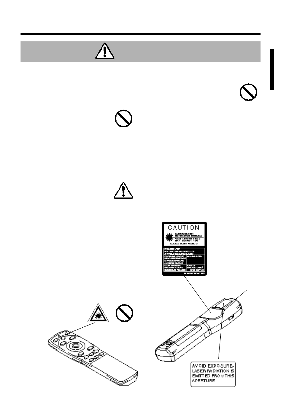 Warning | Proxima ASA Proxima DP6850 User Manual | Page 5 / 144