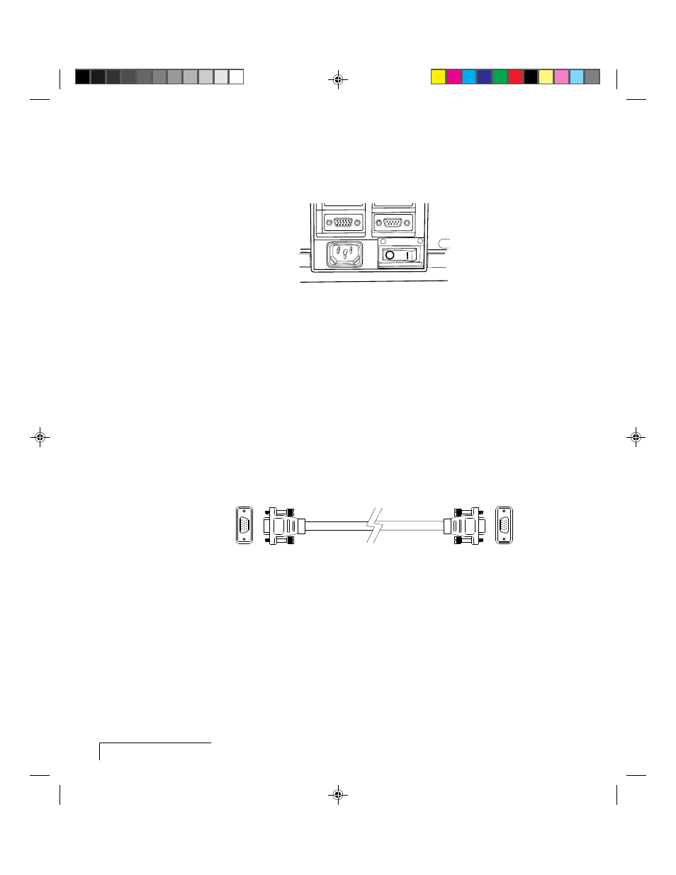 Connecting power to the projector, Connecting computer video connecting a pc | Proxima ASA Proxima DP5500 User Manual | Page 16 / 53