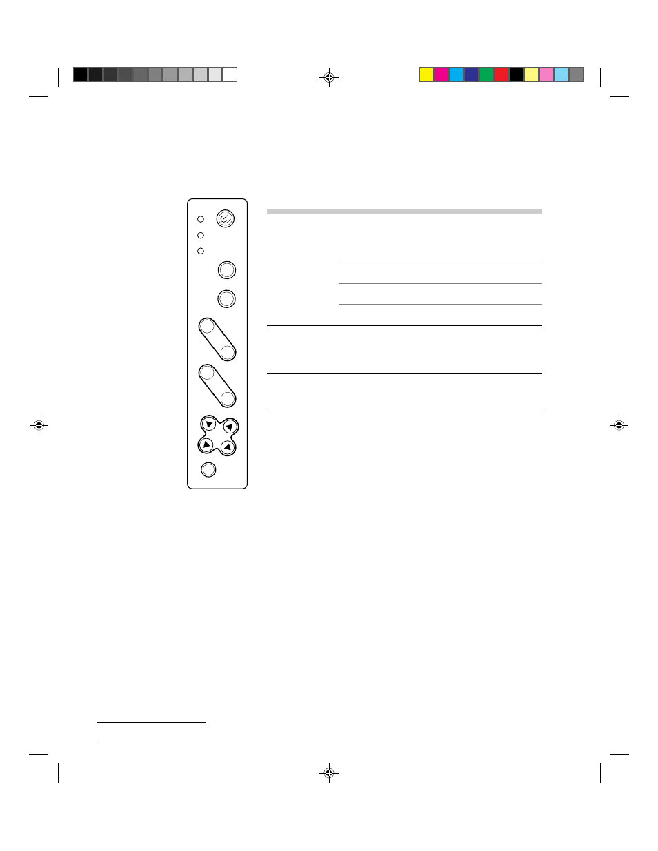 Control panel indicators | Proxima ASA Proxima DP5500 User Manual | Page 28 / 53