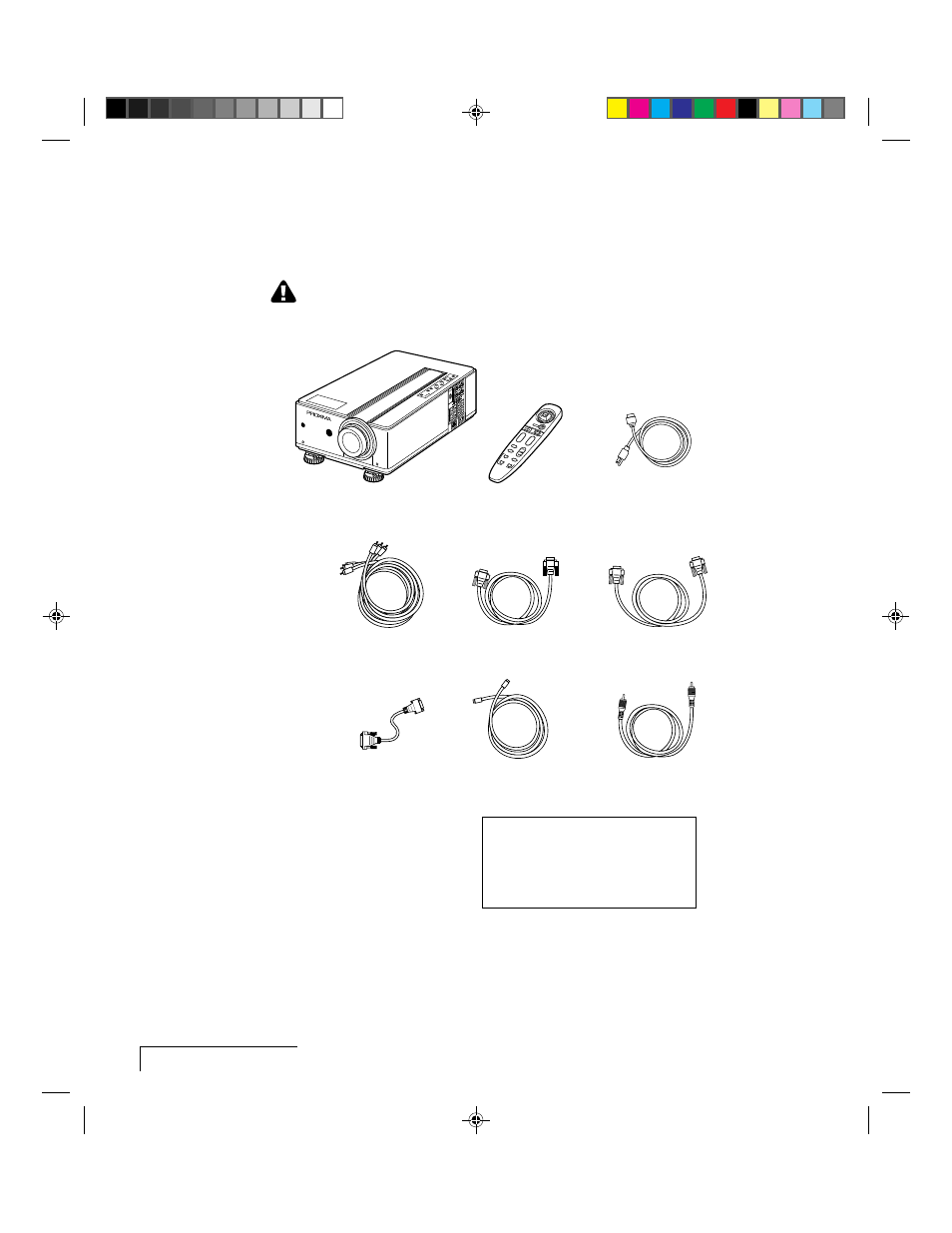 What’s in the box | Proxima ASA Proxima DP5500 User Manual | Page 6 / 53