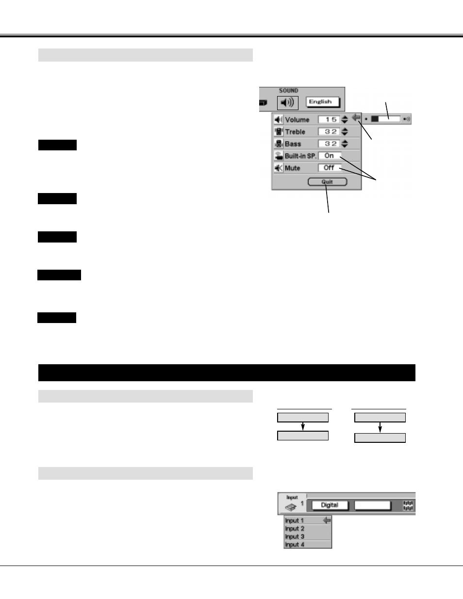 Selecting input source, Menu operation, Basic operation | Direct operation | Proxima ASA Proxima PROAV9350 User Manual | Page 26 / 52