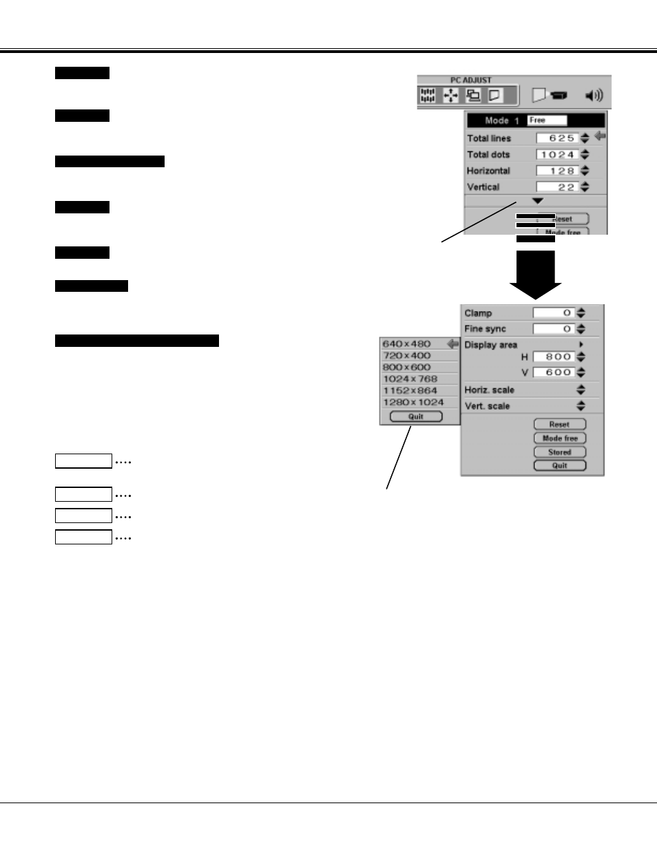 Computer mode | Proxima ASA Proxima PROAV9350 User Manual | Page 31 / 52
