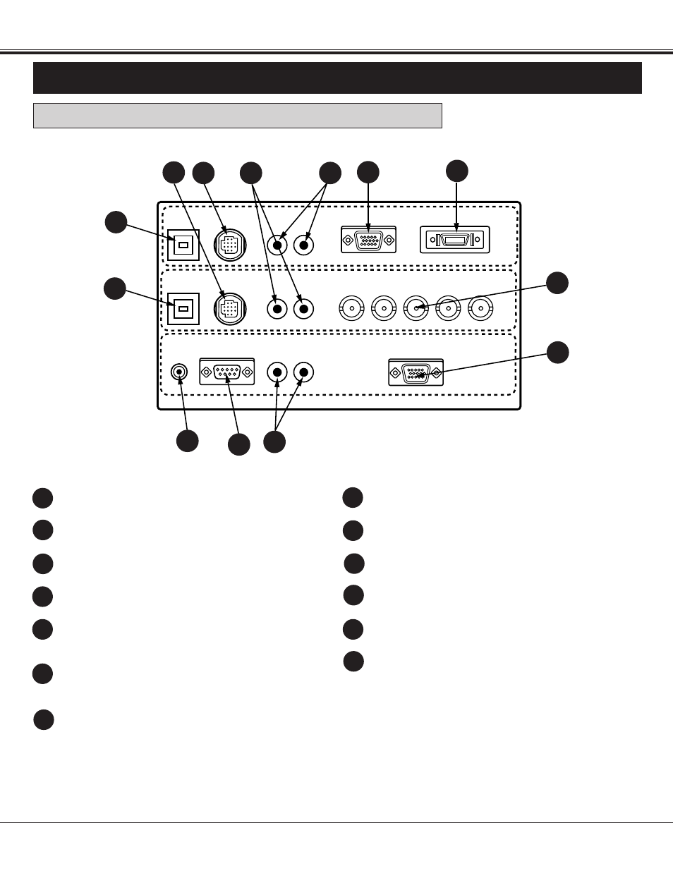 Connecting the projector, Terminal of the projector, Side of the projector (connect the computer) | Proxima ASA Pro AV 9400L User Manual | Page 10 / 58