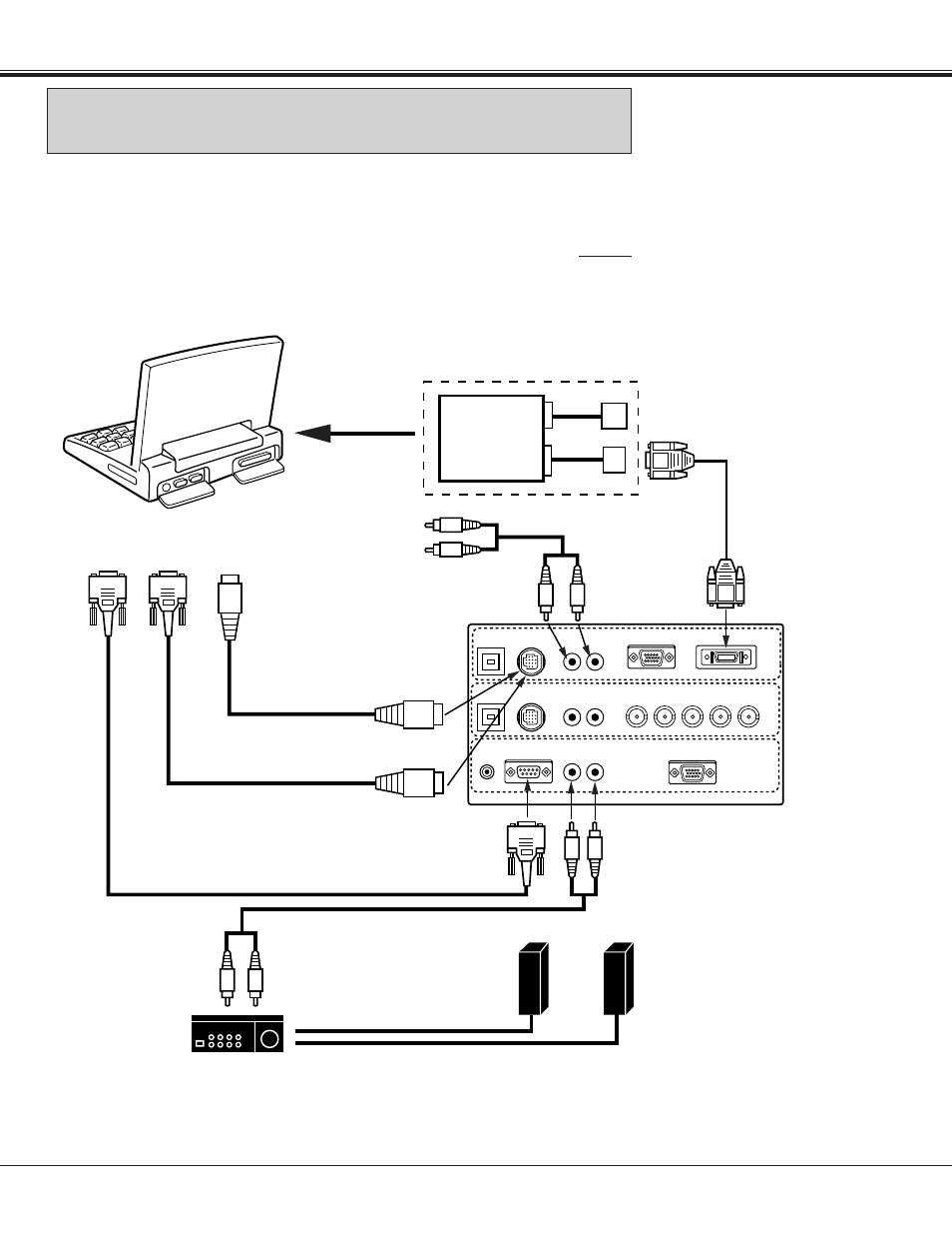 Connecting the projector, Digital flat panel cable (provided) | Proxima ASA Pro AV 9400L User Manual | Page 17 / 58