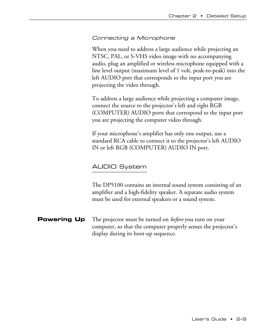 Proxima ASA DP5100 User Manual | Page 17 / 49
