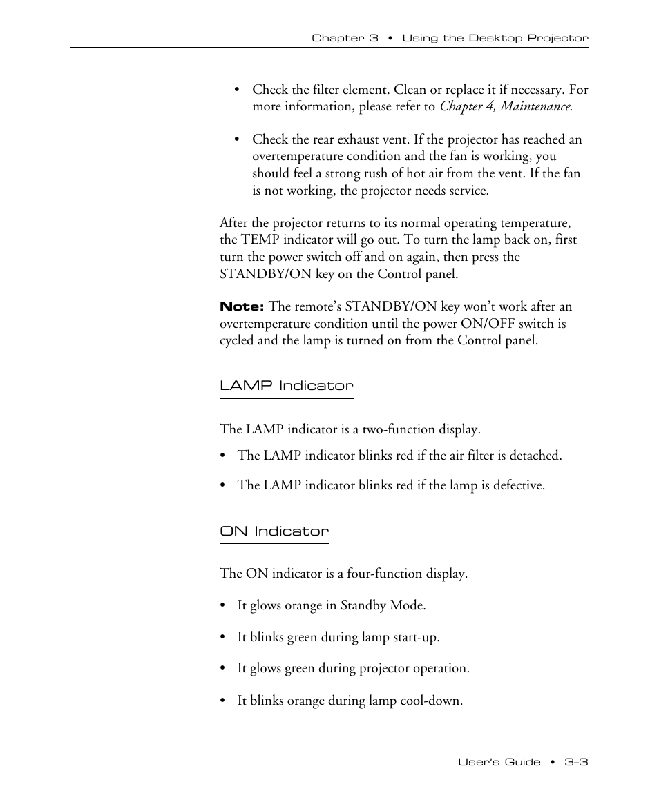 Proxima ASA DP5100 User Manual | Page 25 / 49