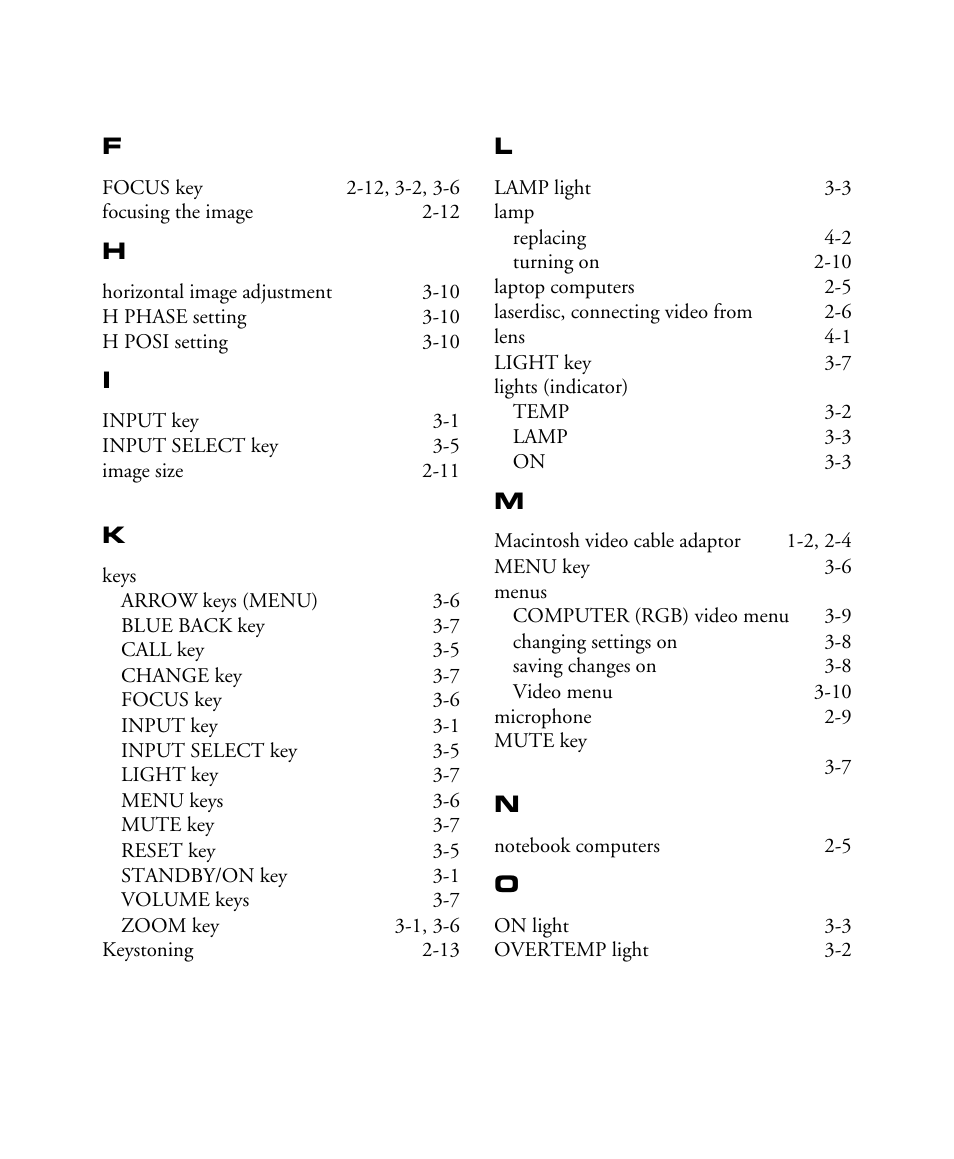 Proxima ASA DP5100 User Manual | Page 48 / 49