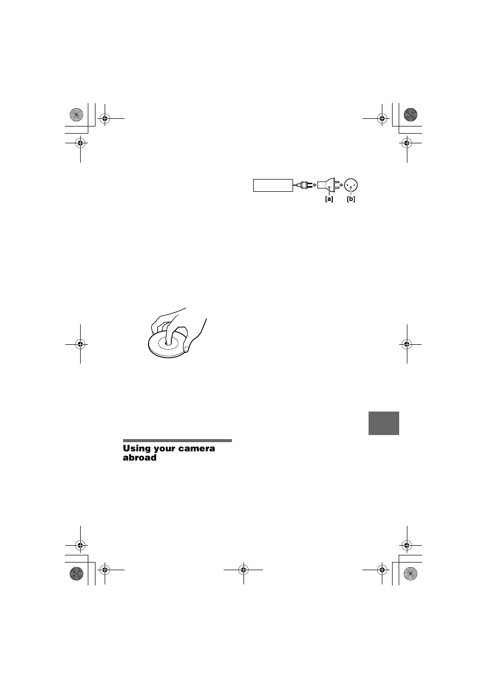 Using your camera abroad | Proxima ASA MVC-CD1000 User Manual | Page 67 / 80